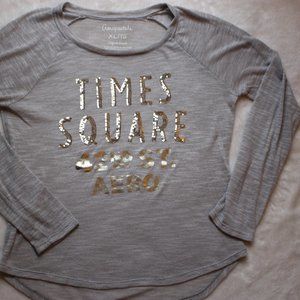 Holiday Sweater Aeropostale ~ Times Square New Year's XL
